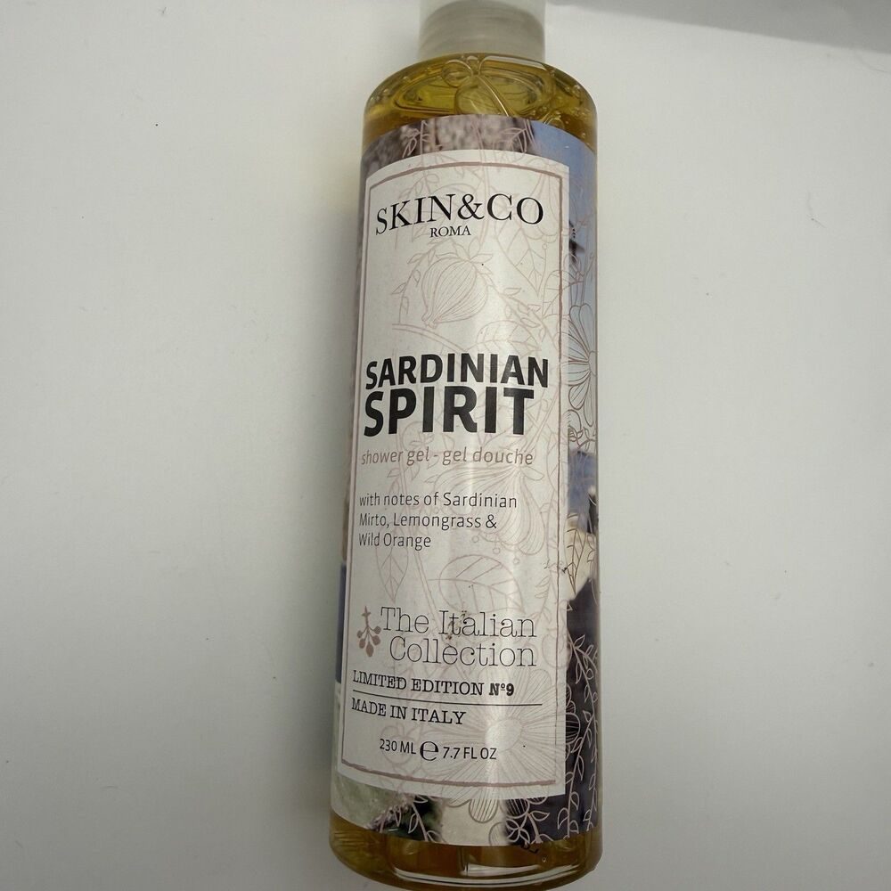 Skin Co Roma Sardinian Spirit Limited Edition Shower Gel 7.7 Oz Made in Italy